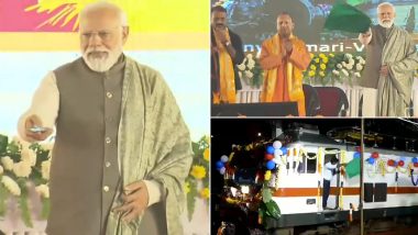 PM Narendra Modi Inaugurates Second Edition of Kashi Tamil Sangamam at Namo Ghat in Varanasi (Watch Video)