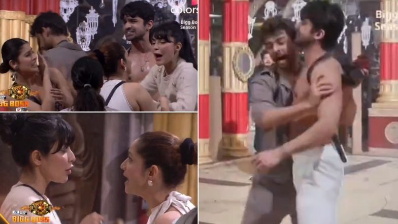 Bigg Boss 17: Isha Malviya Pushes Ex Abhishek Kumar During Immunity Task (Watch Promo Video)