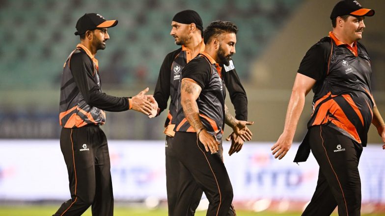 How To Watch Manipal Tigers vs Urbanisers Hyderabad, Legends League Cricket 2023 Qualifier 1 Live Streaming Online: Get Telecast Details of LLC T20 Cricket Match With Timing in IST