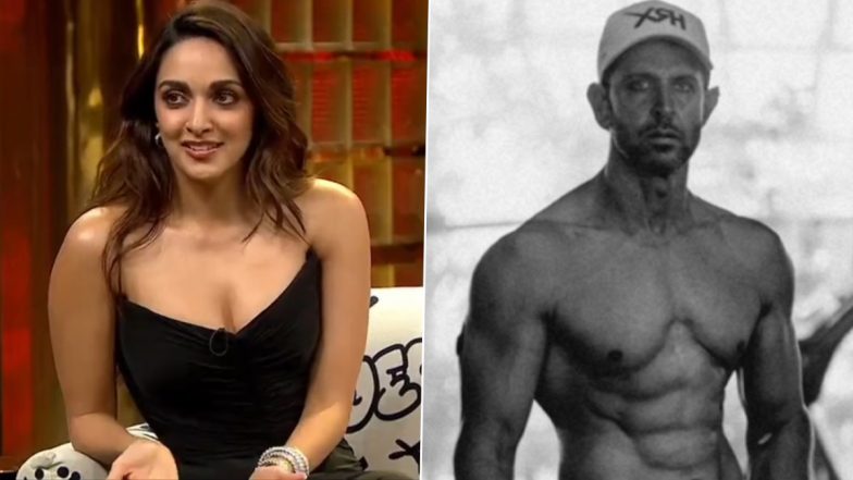 Koffee With Karan Season 8: Kiara Advani Calls Hrithik Roshan 'Body Goals' and We Couldn't Agree More (Watch Video)