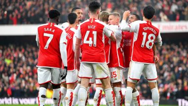 Premier League 2023–24: Anthony Gordon’s Strike Helps Newcastle United Beat Manchester United 1–0; Arsenal Extend Lead at Top of Points Table With 2–1 Victory Over Wolves