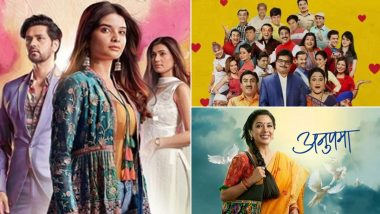 BARC TRP Ratings of Hindi Serials for This Week 2023: GHKKPM Rules the Chart; TMKOC Ranks Third Followed by Anupamaa – See Top 12!