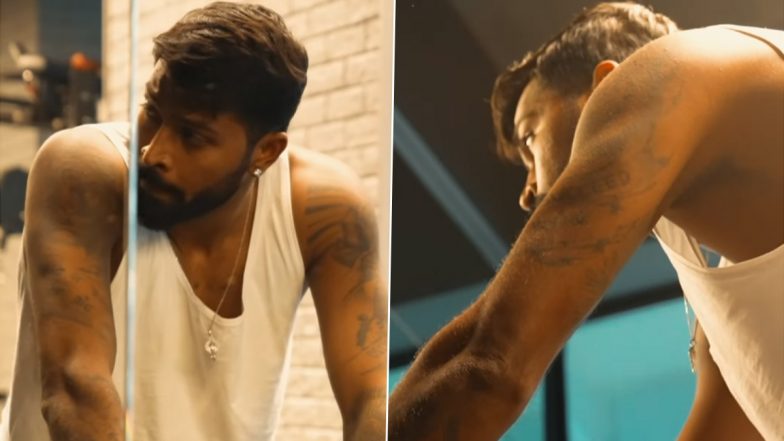 Mumbai Indians All-Rounder Hardik Pandya Hits the Gym, Begins Rehabilitation Ahead of IPL 2024 (Watch Video)