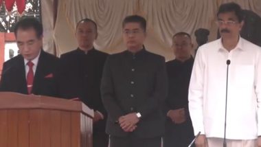 Lalduhoma Swearing-In Ceremony: ZPM Leader Takes Oath as New Mizoram CM (Watch Video)