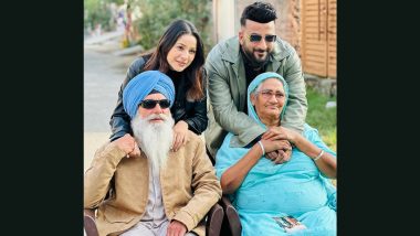 Shehnaaz Gill Shares Adorable Moment With Grandparents and Brother (View Pic)
