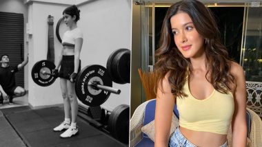 Shanaya Kapoor Motivates With Intense Gym Session, Shares Impressive 60kg Barbell Lift (Watch Video)