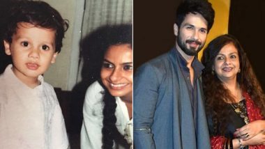 Shahid Kapoor Pens Touching Birthday Message for Mom Neelima Azeem, Actor Says ‘No One Can Love Like You’ (View Pic)
