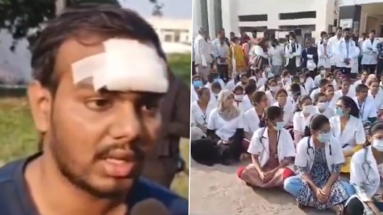 Telangana: Six Surgeons Assaulted at RIMS Adilabad Campus by Outsiders, Medical Students Stage Protest (Watch Videos)