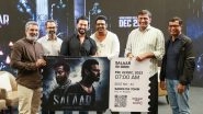 Salaar - Part 1 Ceasefire: SS Rajamouli Buys the First Ticket for Prabhas&rsquo;s Film (View Pic)
