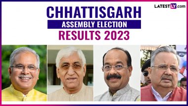 Chhattisgarh Election 2023 Results Constituency-Wise Winners List: Seat-Wise Names of Winning Candidates of Congress, BJP and Other Parties in Vidhan Sabha Polls