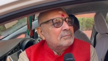 Lok Sabha Elections 2024: BJP Will Win General Polls With Thumping Majority, People Have Accepted Narendra Modi As PM Face, Says Union Minister Giriraj Singh (Watch Video)