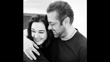 Salman Khan Turns 58: Preity Zinta Shares Adorable Photo To Wish Bhaijaan on His Special Day, Actress Says ‘I’m Not There To Give You Birthday Jaadu Ki Jhappi’ (View Pic)