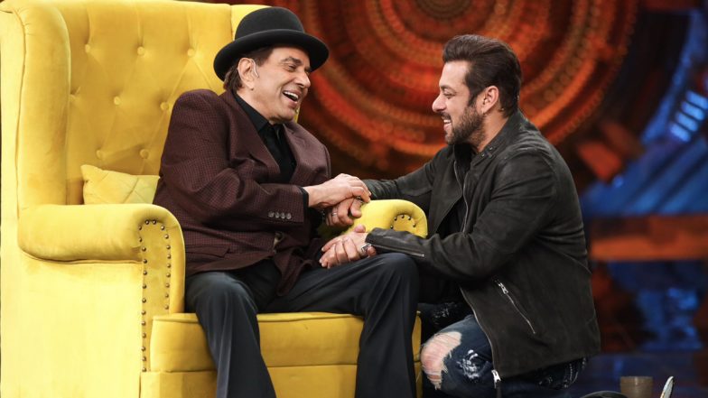 Dharmendra Birthday: Salman Khan Wishes the Veteran Actor With Adorable Photos Displaying Their Bond!