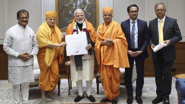 PM Narendra Modi Accepts Invitation To Inaugurate BAPS Hindu Mandir in Abu Dhabi on February 14, 2024