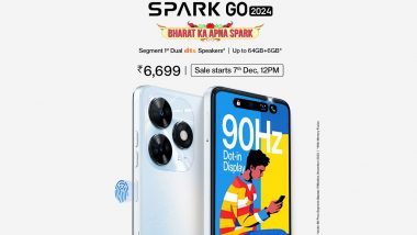 TECNO Spark Go 2024 With 90Hz Display Launched in India: Check Specifications, Price and Official Sale Details Here