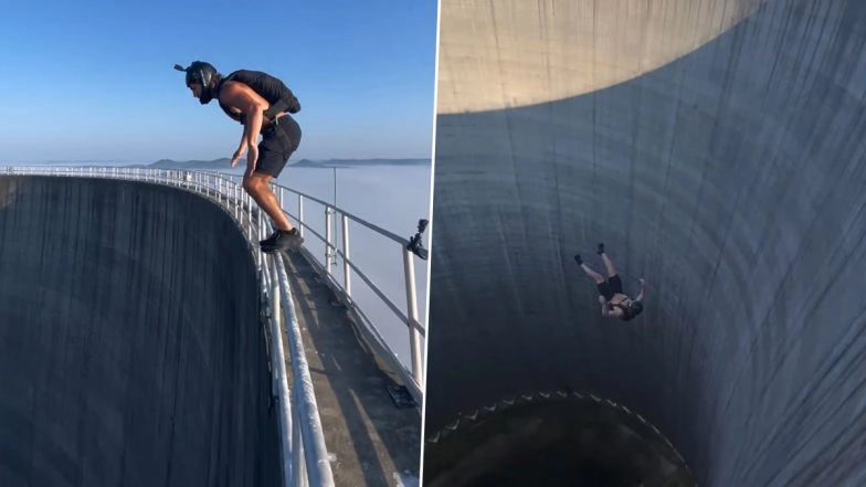 Sports Enthusiast Jumps Into Nuclear Cooling Tower, Stunning Video Goes Viral