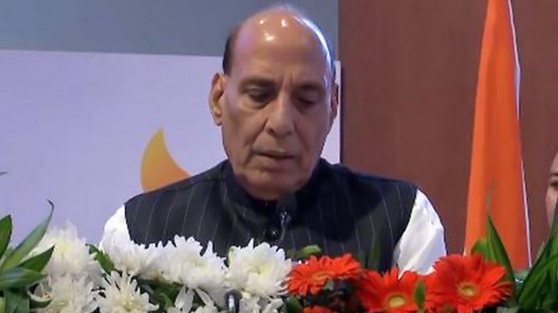 PM Narendra Modi Uplifted 25 Crore People out of Poverty, Says Defence Minister Rajnath Singh in Kollam (Watch Video)