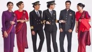 Air India Unveils Manish Malhotra Designed New Uniform for Pilots, Air Crew and Security Officials (See Pic and Video)