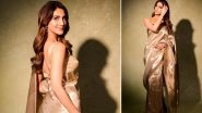 Vaani Kapoor Stuns in Breathtaking Rose Gold Saree and Contemporary Jewellery &ndash; See Pics!