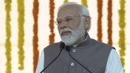 &lsquo;Indian Designers, Indian Materials, Indian Concepts&rsquo;: PM Narendra Modi Addresses Public at Inauguration of Surat Diamond Bourse, World&rsquo;s Largest Workplace (Watch Videos)