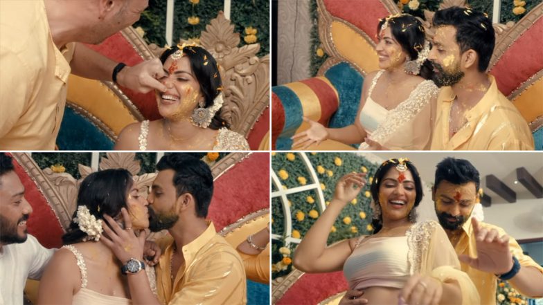 Amala Paul and Jagat Desai Radiate Joy in Haldi Ceremony: A Celebration of Love, Laughter, and Golden Moments (Watch Video)