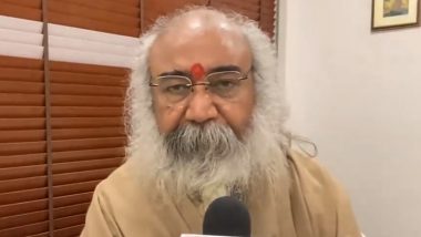 Gaumutra Remark: Acharya Pramod Krishnam Reacts to DMK Leader's Controversial Remark With Bizarre Statement, Says BJP Flag Will Also be Hoisted in States With 'Saand' (Watch Video)