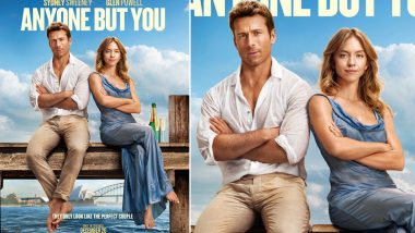 Anyone But You: Sydney Sweeney and Glen Powell’s New Poster for Upcoming Film Teases Elegance, Champagne, and Crossed Paths (View Pic)