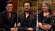 KWK 8: Sharmila Tagore Dishes Out Embarrassing Stories About Saif Ali Khan in Latest Episode of KWK 8 (Watch Promo)
