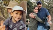 Dia Mirza Explores Gir National Park With Hubby Vaibhav Rekhi and Son Avyaan Azaad Rekhi (View Pics)