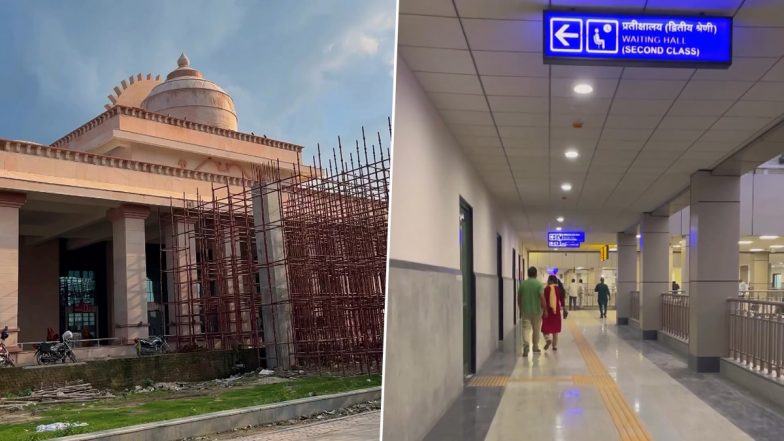 Ayodhya Railway Station Set To Be Inaugurated by PM Narendra Modi on December 30, To Have Modern Passenger Amenities Including Shopping Malls And Cafeterias; Video Surfaces