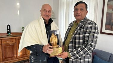 Anupam Kher Meets Uttarakhand Film Development Council Chief Banshidhar Tiwari