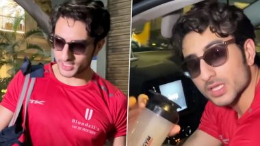 Ibrahim Ali Khan Grabs Netizens’ Attention As He Gets Papped Post his Gym Session (Watch Video)