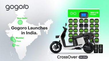 Gogoro Unveils CrossOver GX250, CrossOver 50 and CrossOver Smartscooters in India Along With Battery-Swapping Ecosystem; Check Complete Details