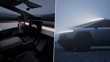 Tesla Cybertruck Fully Unveiled During ‘Cybertruck Delivery Event’: From Design to Specifications and Features, Know Everything About Telsa’s Bulletproof Vehicle
