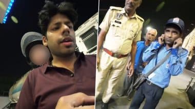 Russian Tourist Harassed in Jaipur Video: Fuel Station Employee Caught on Camera Harassing Female Tourist, Her YouTuber Friend Takes Charge