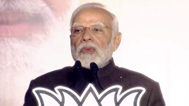 Assembly Election Results 2023: PM Narendra Modi Talks of ‘Guaranteed Hat-Trick’ in 2024 Lok Sabha Polls As BJP Wins Madhya Pradesh, Rajasthan and Chhattisgarh; Congress Gains Telangana (Watch Video)