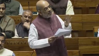 Jammu and Kashmir Bills Brought To Give Justice to Those Deprived of Rights for Last 70 Years, Says Amit Shah (Watch Video)