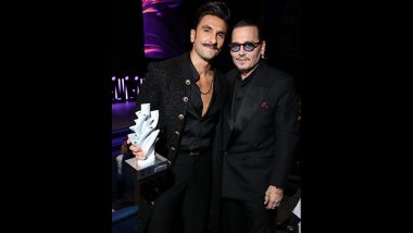 Ranveer Singh Honoured at Red Sea Film Festival, Meets ‘Screen Idol’ Johnny Depp (Watch Videos)