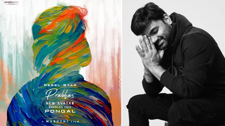 Prabhas’ First Look Poster From His New Film Unveiled by Director Maruthi, Film To Be Release on This Day (View Post)