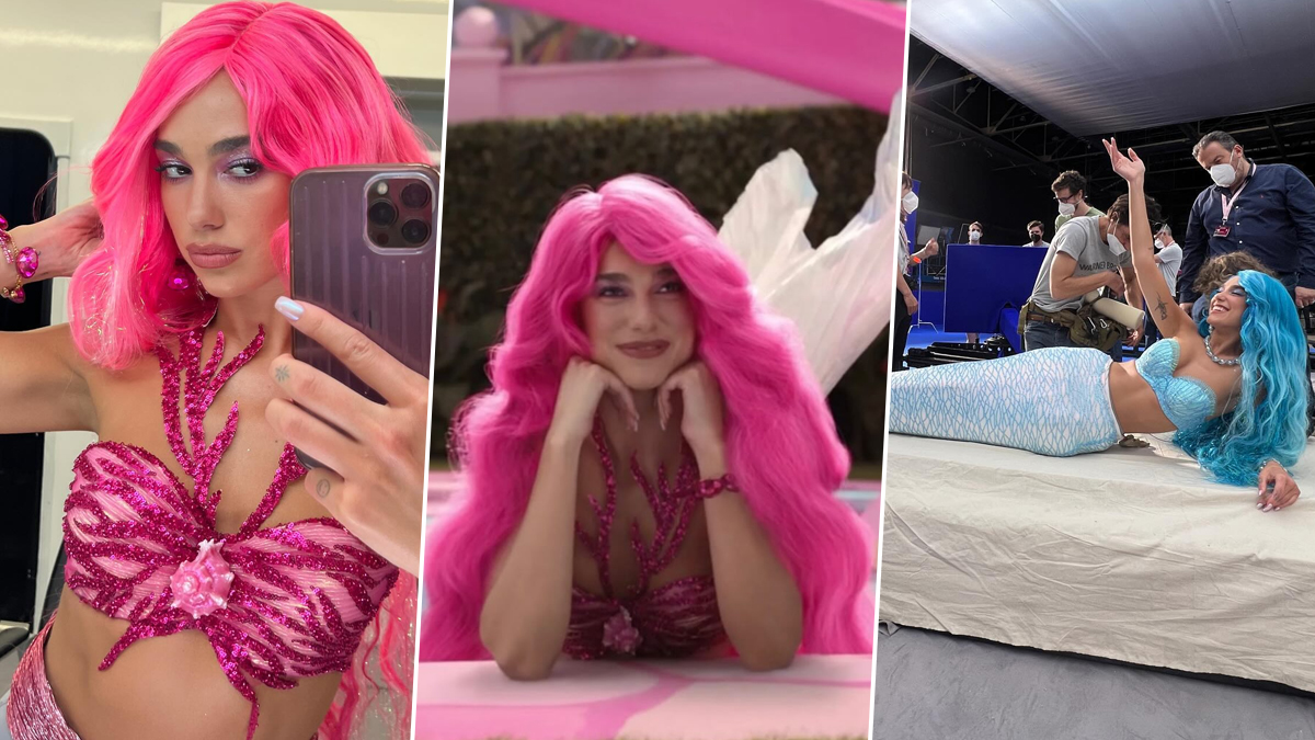 Dua Lipa Celebrates Golden Globe Nomination for Barbie Song Dance