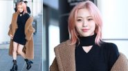 ITZY's Ryujin Turns Heads with Stunning Pink Hair and Chic Black Dress and Brown Coat! (View Pics)