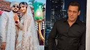 Choreographer Mudassar Khan Ties the Knot with Riya Kishanchandani, Salman Khan Attends Wedding Reception (View Pics)