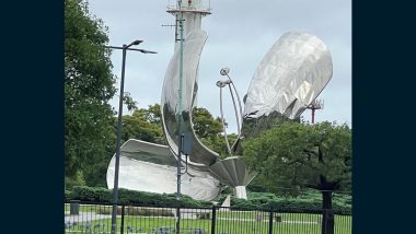 Argentina: Iconic Floralis Generica Sculpture Loses Petal After Storm Hits and Wrecks Havoc in Buenos Aires (See Pics and Videos)