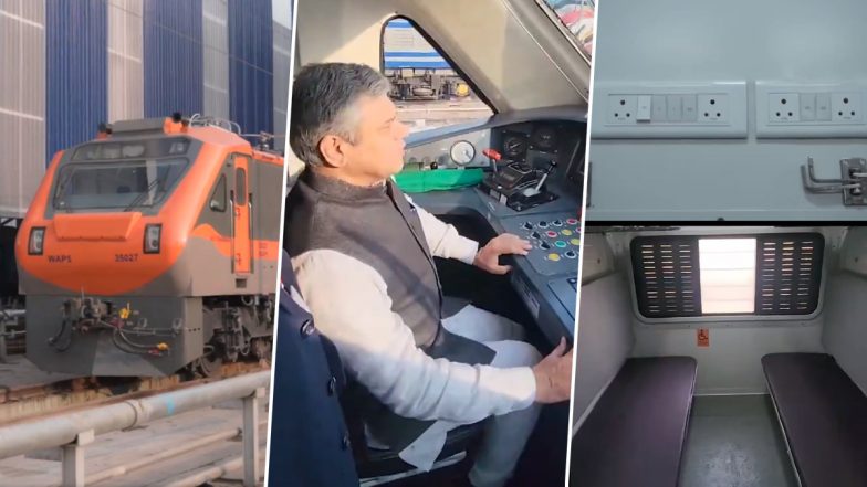 'Amrit Kal Ki Amrit Bharat Train': Union Minister Ashwini Vaishnaw Inspects Train, Shares Sneak Peek on Social Media (Watch Video)