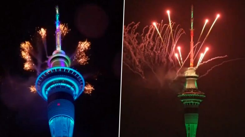 New Year in New Zealand: Auckland Rings Into 2024 With Fireworks (Watch Video)