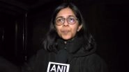 DCW Chief Swati Maliwal Inspects Bus Stops in Delhi for Women's Safety (Watch Video)