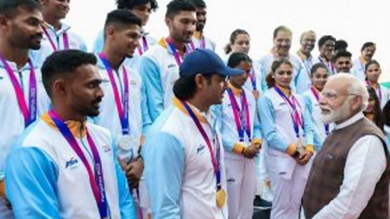 PM Narendra Modi Praises Athletes for Memorable 2023, Urges Them to Gun for Glory in Paris Olympics 2024