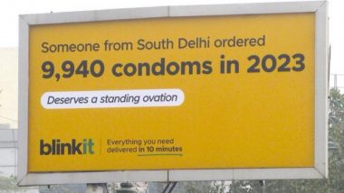 Blinkit Sales Trend 2023: South Delhi Resident Orders 9940 Condoms, Earns Standing Ovation