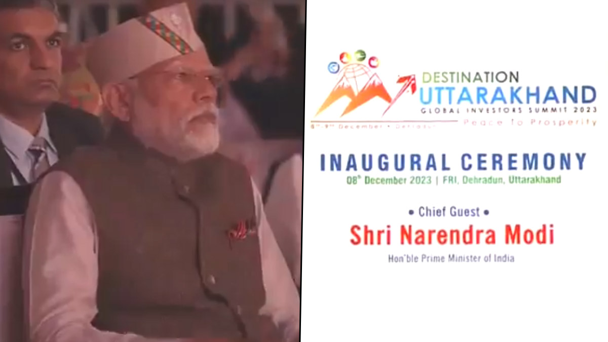 India News | PM Modi Inaugurates Global Investors Summit In Dehradun ...