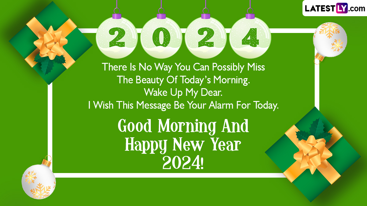 New Year's Day 2024 Wishes & Good Morning WhatsApp Messages Greetings